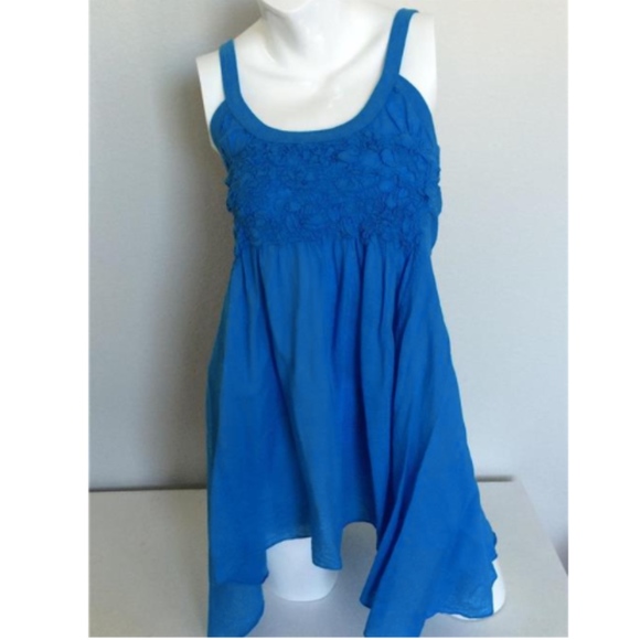 Hard Tail Smocked Flowy Tunic - Picture 1 of 6